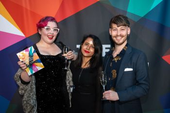 Student presenters at Education Awards 2019