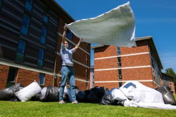 Duvet recycling