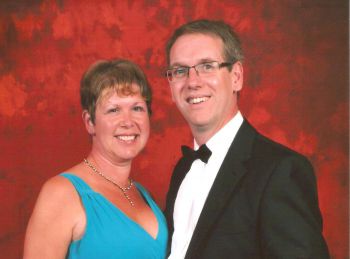 Barry Maugan with Sarah