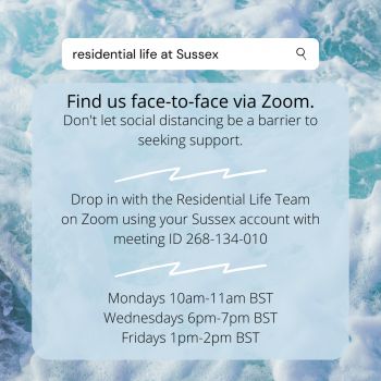 Residential Life - Virtual Drop-In Hours