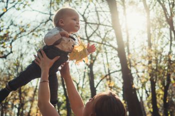 Baby in nature