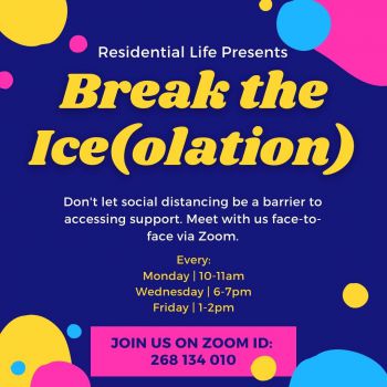 Break the Ice(olation)