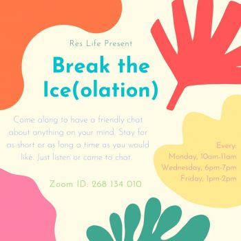 Break the Ice(olation) summer 1