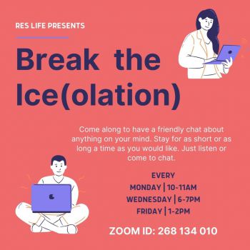 Break the Ice(olation) summer 3