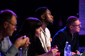 Pitch for the Planet 2021 Judges Listen to Student Pitches