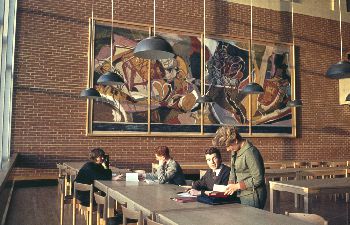 'Day’s Rest, Day’s Work', by Ivon Hitchens, photographed here in the 1960s