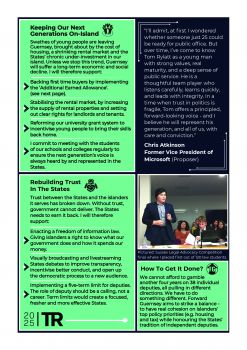Tom Rylatt's manifesto