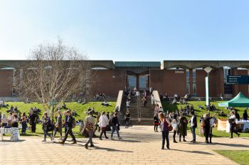 Campus in spring