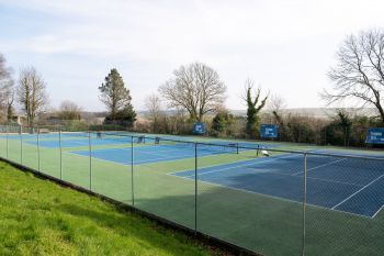 tennis courts