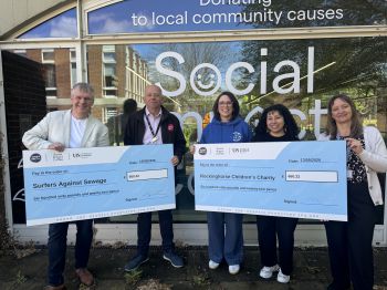Social Impact Coffee cheque presentation
