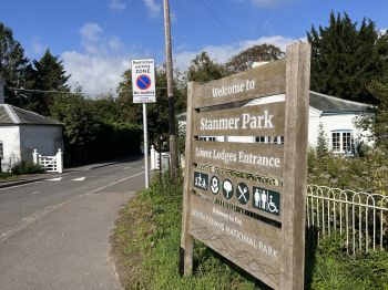 Stanmer Park sign