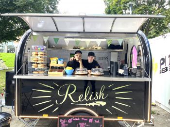 Members of the DSDT in their bagel van