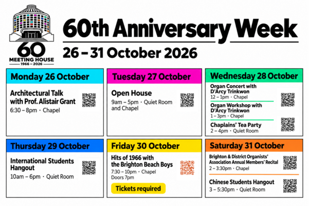 60th anniversary week listing