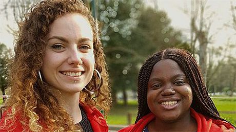 Two students, Rachel and Ola, acting as Sussex Student reps