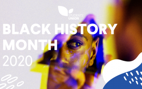 Image with text that says Black History Month 2020